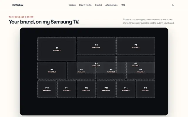 Screenshot of Outbid.lol Alternative | bidfull.lol Website Auction
