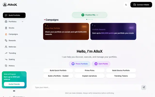 Screenshot of AlloX