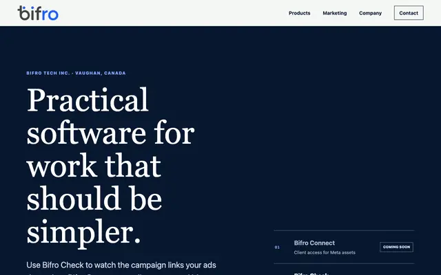 Screenshot of Bifro Check — Find the Broken Link Before Your Client Does
