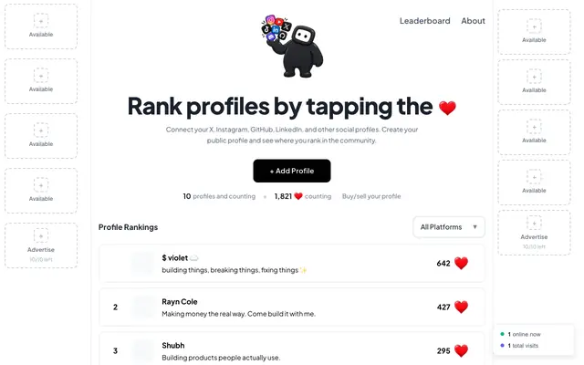 Screenshot of Rank Your Profile With 0 Follwers