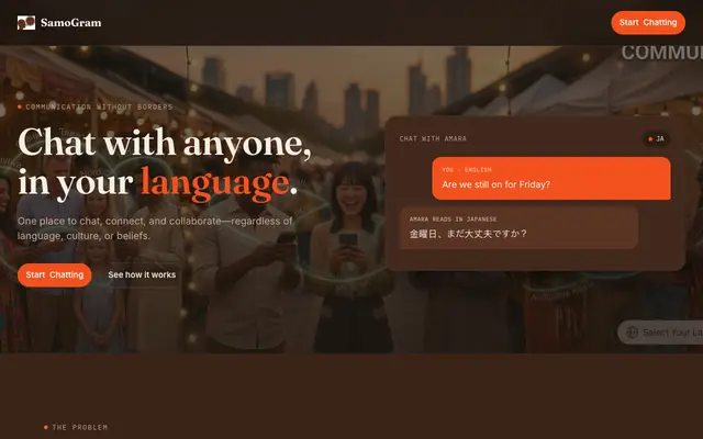 Screenshot of SamoGram
