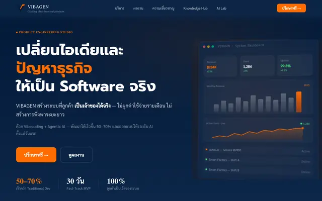Screenshot of VIBAGEN
