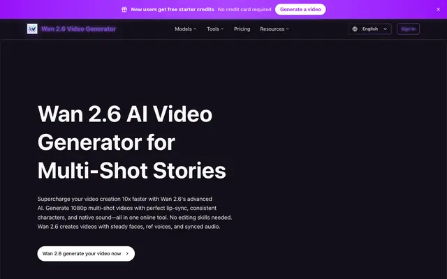 Screenshot of wan2-6.org