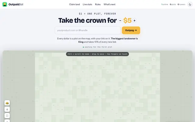 Screenshot of Outpaid