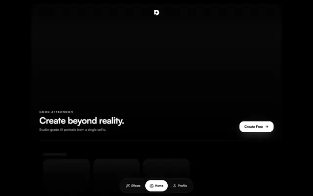 Screenshot of Dante: AI Photo & Video Maker
