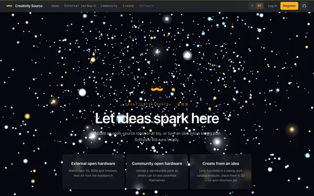 Screenshot of OpenSource Radar · 开源雷达