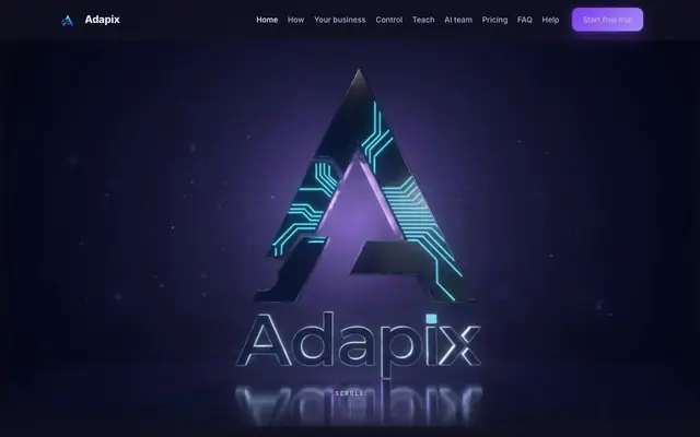 Screenshot of Adapix — The AI teammate that follows up so you don't have to