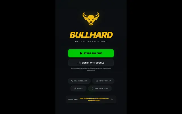 Screenshot of BULLHARD