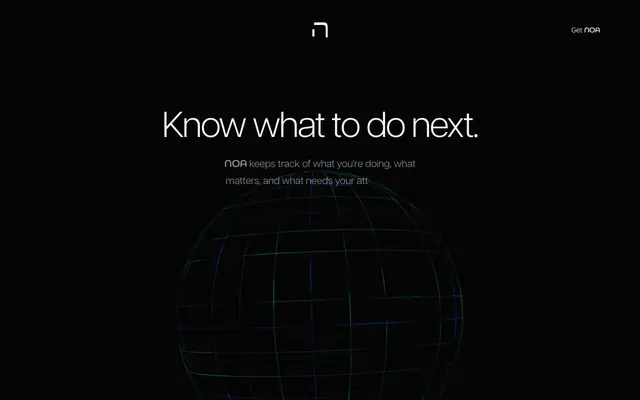 Screenshot of NOA | Know What to Do Next