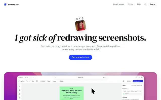 Screenshot of Screenshots that rank - Grow My App