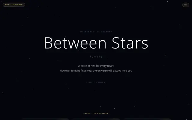 Screenshot of ฺBetween Stars