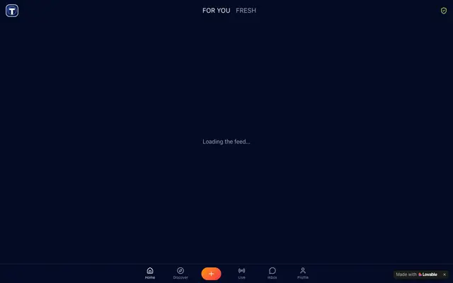 Screenshot of Tiki Tacos — Go Live, Post, Go Viral