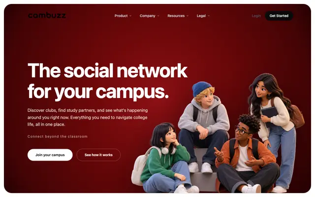 Screenshot of Cambuzz