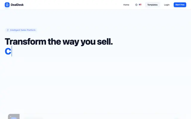 Screenshot of DealDesk | Propostas Comerciais Inteligentes e Seguras