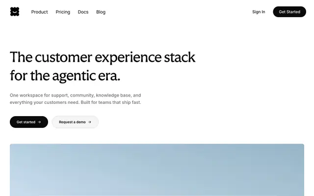 Screenshot of Comni — Customer Support & Community Platform