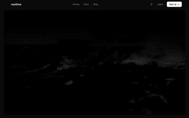 Screenshot of Maritime | Deploy AI Agents for $1/month