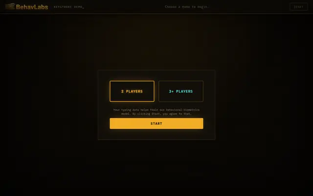 Screenshot of BehavLabs