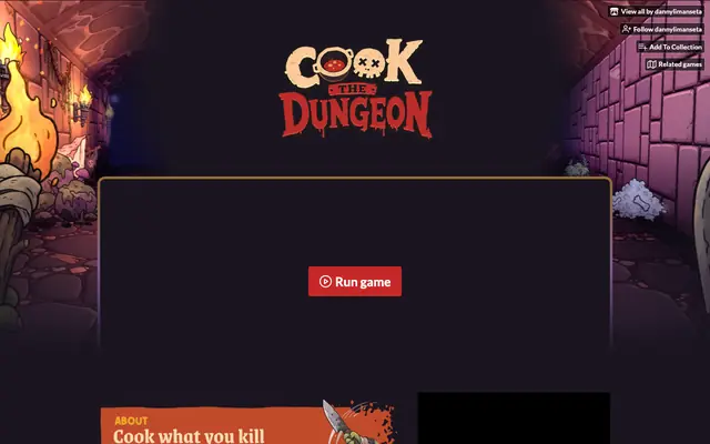 Screenshot of Cook the Dungeon by dannylimanseta