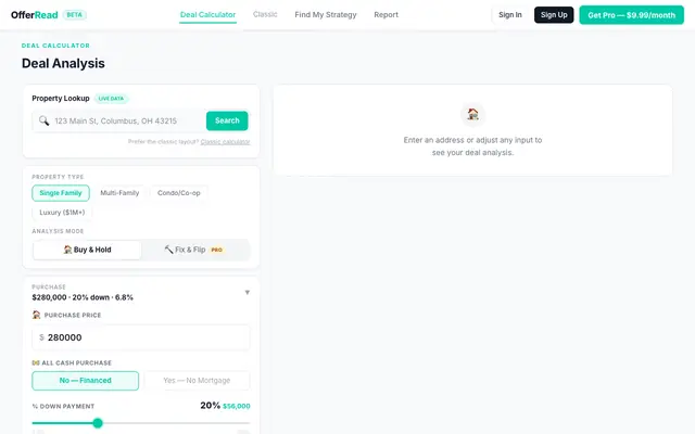 Screenshot of OfferRead — Know If It's Worth It