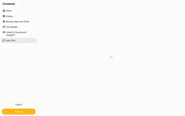 Screenshot of Constants Chat • Constants
