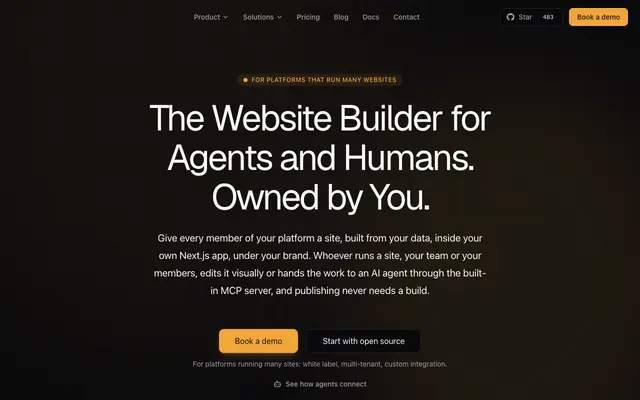 Screenshot of ChaiBuilder - The Visual Website Builder You Actually Own